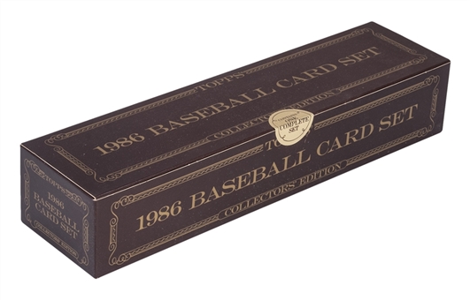 1986 Topps Tiffany Baseball Complete Factory Sealed Set - Roger Clemens, Pete Rose, Nolan Ryan and More!